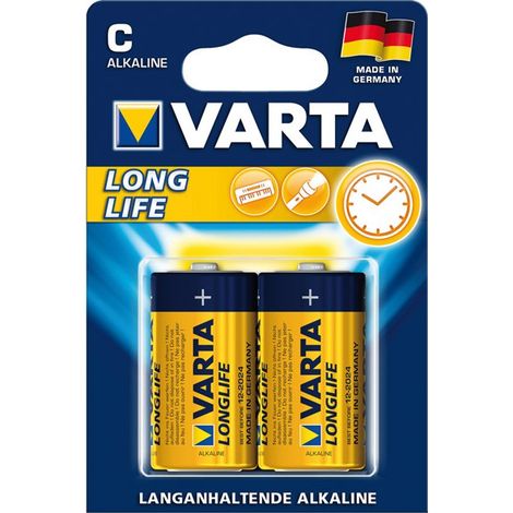 Batteria Varta Longlife C2-Er Di Blister (A 10)