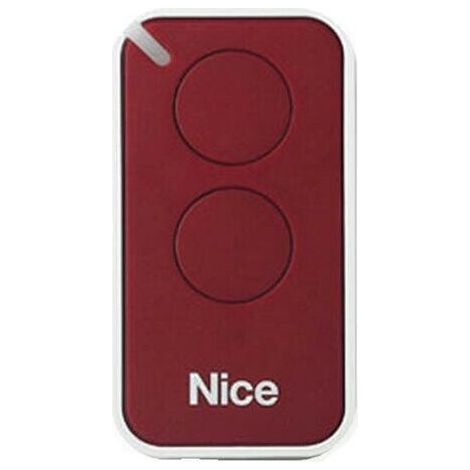 télécommande nice inti 2r rouge fréquence 433.920 mhz