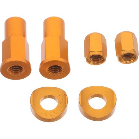 Kit d'écrous antivol en aluminium pour moto, entretoises et (1/5)