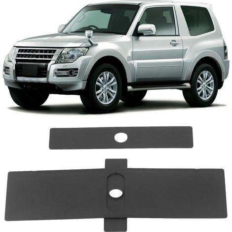 SJLERST Panneau de Changement de Voiture Cache-poussière 2 Pièces Panneau de Levier de Changement de Vitesse Bande de Garniture 8015A066 Remplacement pour Pajero V93 V80 V87 V97 Autres pièce de rechan