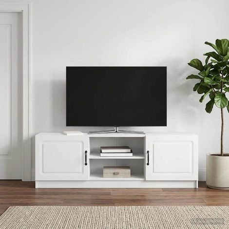 TV-Schränk Weiß 150 x 31 x 47 cm Holzwerkstoff (1/5)