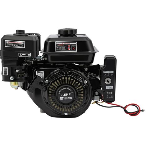 212CC moteur à essence 4 temps 7,5 ch, démarrage manuel / électrique, moteur à gaz, pour go-karts trancheuses compresseurs (1/5)