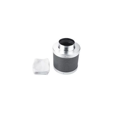 Filtre à charbon actif en acier inoxydable 4 pouces pour culture hydroponique – élimine les odeurs efficacement dans l’atelier ou la maison (1/5)