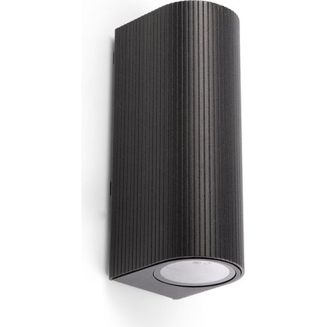Faro Estela Applique murale extérieure Estela, culot GU10, IP65, noire