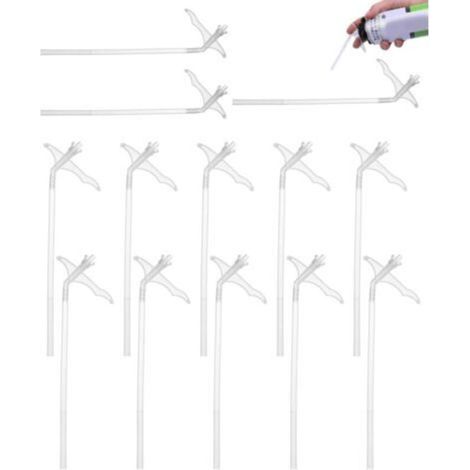Lot de 13 buses de pulvérisation en mousse, buses de mousse à expansion fine, tubes de rechange pour mousses, embouts de buse, tubes de colle en mousse, tube de colle jetable, calfeutrage