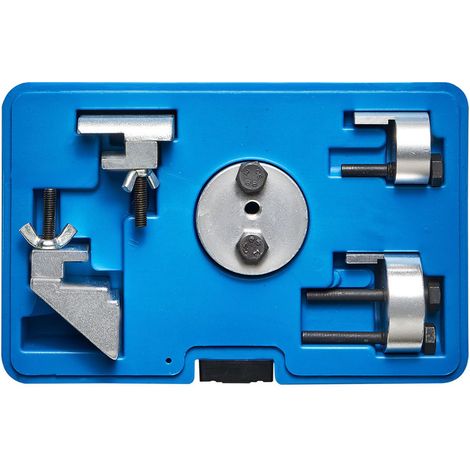 KRAFTPLUS K.283-0150 Jeu d’outils pour courroies élastiques pour Montage Démontage Courroie trapézoïdale à Nervures Compatible avec BMW / Ford / Volvo / Citroën / Fiat / PSA
