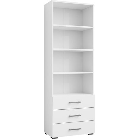 Estantería Comfivo Casus , Con cajones, Abierto, Aglomerado laminado, Número de puertas: 0, Número de cajones: 0, 190x63x35cm