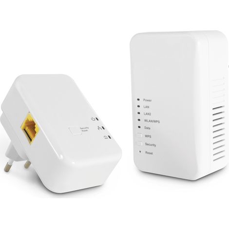 Ethernet Powerline-Adapter mit WiFi-Access-Point