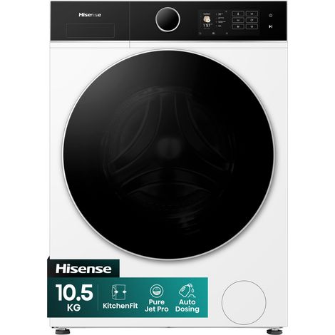 Lavatrice Hisense WF5I1045BWQ Carica Frontale 10.5 kg 1400 Giri Bianco