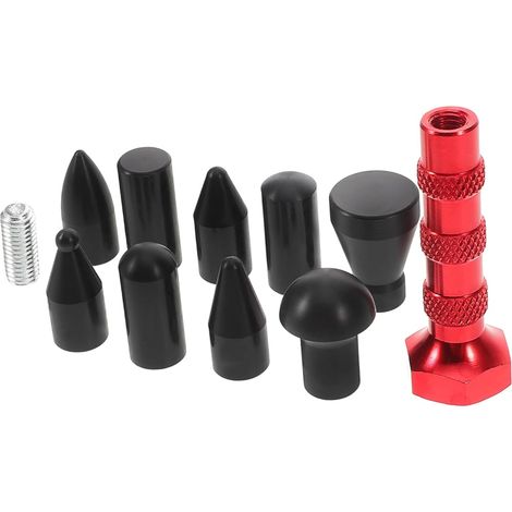 Outil Debosselage Voiture Métal avec Embouts Interchangeables Stylo Tap Down pour Réparation Bosses sans Dommage Peinture Portable Polyvalent (1/5)