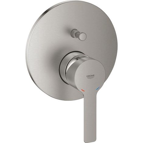 Grohe Lineare Einhebel-Wannen-/Brausebatterie für Rapido SmartBox supersteel ( (1/2)