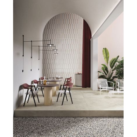 Grès cérame - TIMELINE - White - Naturelle - 80x80x0,85cm (1/3)