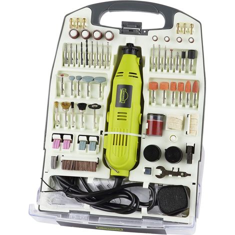 Outils Rotatifs Multifonction 233pcs, 135W Mini Outil Rotatif Electrique, 6 Vitesse Variable, Mini Meuleuse Electrique, Mandrin Universel, Idéal pour Découper, Graver, Poncer, Polissage, etc. (1/5)