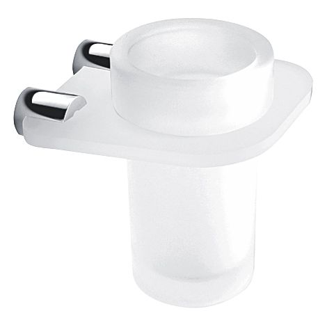 Nimco Bormo support mural pour brosses à dents, verre dépoli BR X3-58W-26 (1/2)