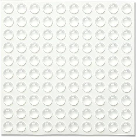 Transparente Pieds Adhésifs, Butées de Protection en Caoutchouc, Tampon de Porte Autocollant, Patin Silicone Transparent, pour Tiroirs, Meubles, Portes (1/5)