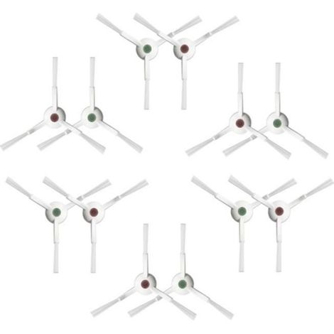 12 PièCes pour Ecovacs Debot / T20 Pro / X1 OMNI / T10 Omni / Robot Aspirateur Brosse LatéRale Accessoire PièCe de Rechange (1/4)