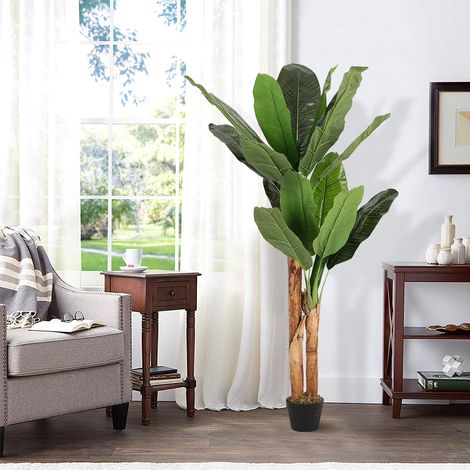 150cm Artificial Potted Banana Tree Home Decoration (1/5)