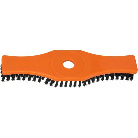 Cepillo para desbrozadora de gasolina para limpiar adoquines, nailon, 29,5 cm