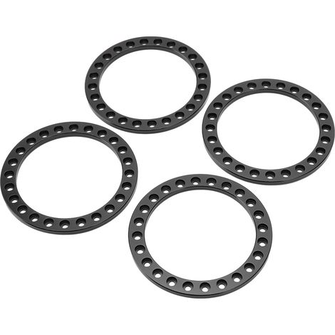 Bagues de verrouillage de jante extérieures pour roues, en alliage d'aluminium, pour moyeu de roue VP 1,9 pouce, noires (1/5)