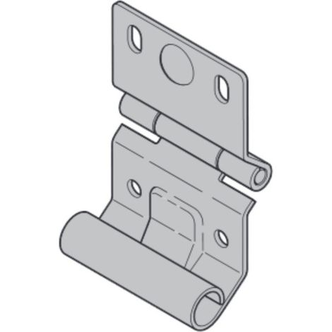 Hörmann – Support de roulette intermédiaire AGS ISOMATIC – Roue de portail pour charge maximale 300kg – Fixation par vis – 1 unité