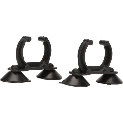 Pinces à ventouse pour chauffage d'aquarium : ventouses à forte aspiration pour une fixation précise des tiges chauffantes. Supports de fixation pour aquariums. (1/5)