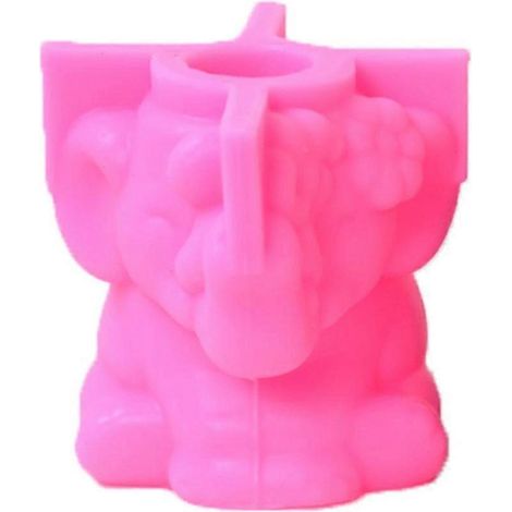 Moules en résine en forme d'éléphant pour la fabrication de vases, porte-stylos et décorations de chambre (1/4)