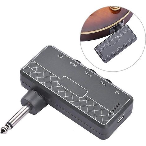 Amplificateur de casque de guitare léger avec indicateur de charge LED (1/4)