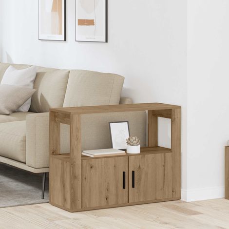 Vitrina Roble artisan 80 x 30 x 60 cm Madera contrachapada