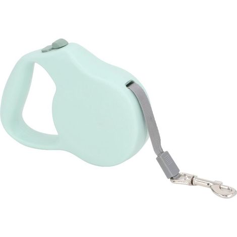 Laisse rétractable chien polyvalente - Corde d’entraînement verte 3m, ajustable - Camping/voyage (1/5)