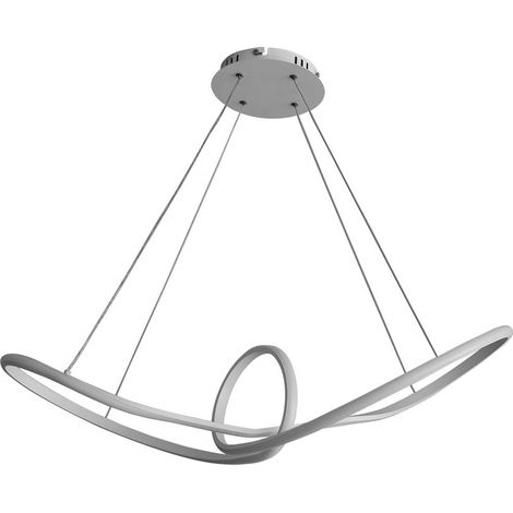 Lámpara colgante LED Lidias CCT Dim Smart (60W) Cromo