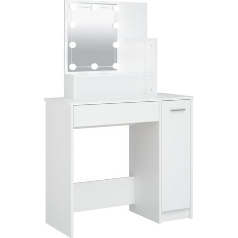Coiffeuse avec LED Blanc 86,5x35x136 (1/5)