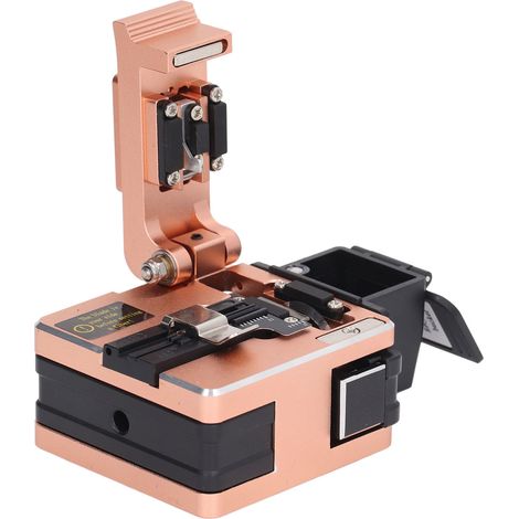 Couteau cliveur fibre optique rose, précision haute, coupe 18mm, retour automatique, outil de coupe optique pour électricien (1/5)
