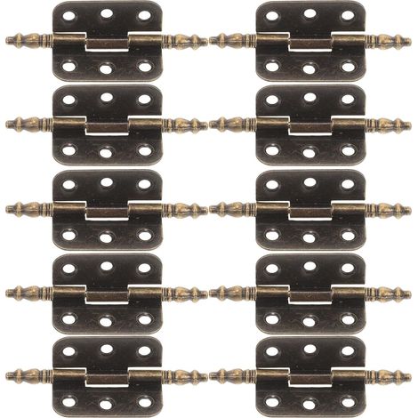 Lot de 10 charnières de porte Anciennes en Fer (1/5)
