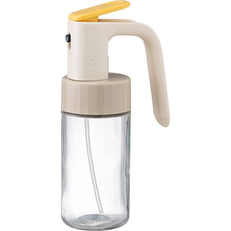 Pulverizador de aceite, vidrio transparente, graduaciones precisas, acero inoxidable, para cocina, freidora, barbacoa (1/5)