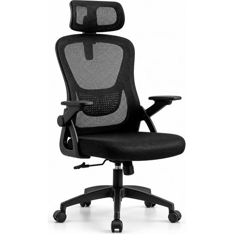 Ergonomischer Bürostuhl mit verstellbarer Kopfstütze, Lendenstütze und atmungsaktivem Netzrücken Default Title (1/5)