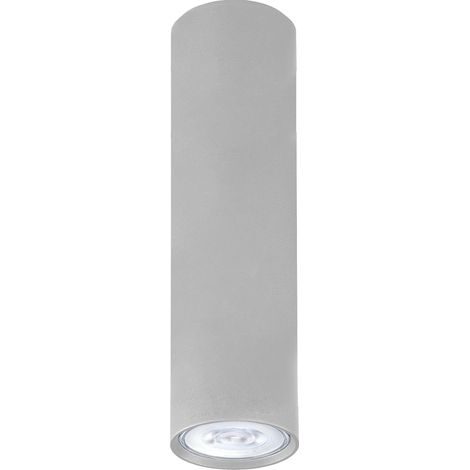 LUMICOM ROND Plafoniera, 1x GU10, max 33W, metallo, bianco opaco, D.6cm x H40cm