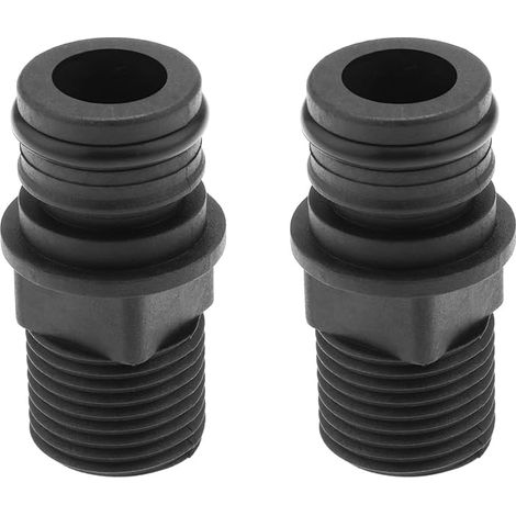 Adaptateurs de Port de Pompe 2 Pièces Filetage BSP 1/2 Pouce Mâle à Connecteur Rapide 3/4 Pouce Compatible avec Pompe Compatible avec Pompe (1/5)