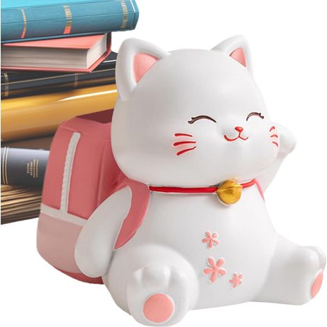 Stiftablage Für Arbeitsplatz Niedliches Katze Design Resin