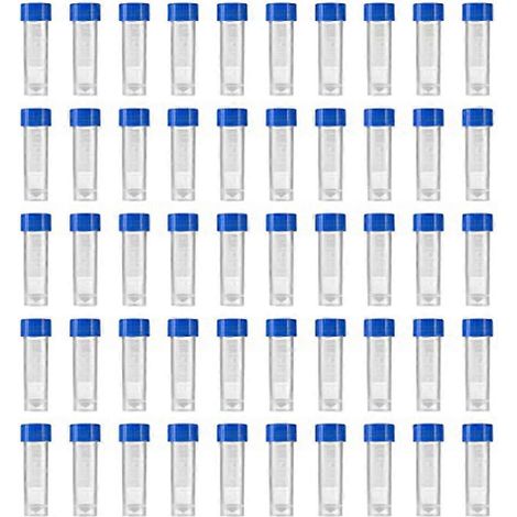 200 graduierte 5-ml-Kunststoffreagenzgläser (1/5)