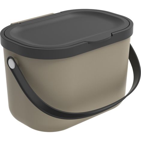 Rotho Mülltrennungssystem 3,2 L Albula cappuccino (1/2)