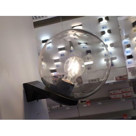 Aplique de pared globo ahumado dia'metro 25 cm ap/gl/25/fu