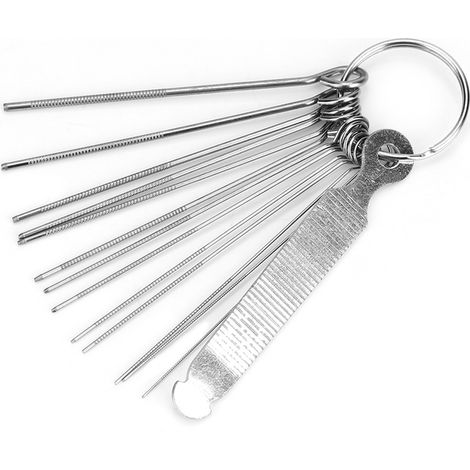 Jeu de 13 limes pour chevalet et sillet de guitare, accessoires pour ukulélé