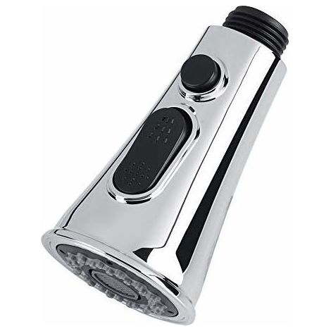 Douchette robinet cuisine G1/2 2 modes ABS gris - Tête de rechange économiseur d'eau (1/5)