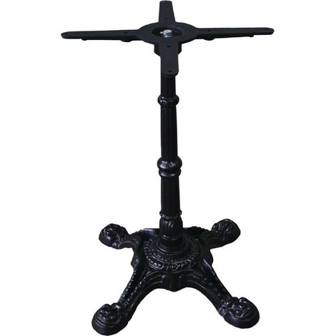 Pied de Table Décoré en Fonte pour Plateaux Werzalit - Bolero (1/5)