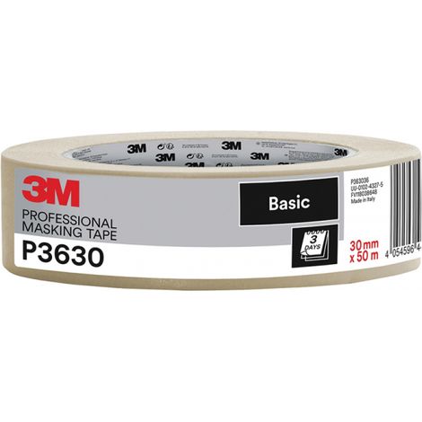 Rotolo di nastro per pittori kreep 30mm x 50mt p3630 3m (1/2)