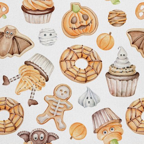 Tela decorativa para exterior Oxford - Motivo de Halloween - Kekse (1/5)