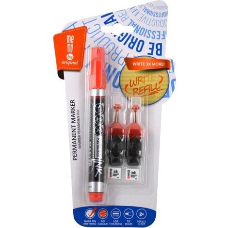 Permanentmarker + 2 Ampullen rotes MemoBe