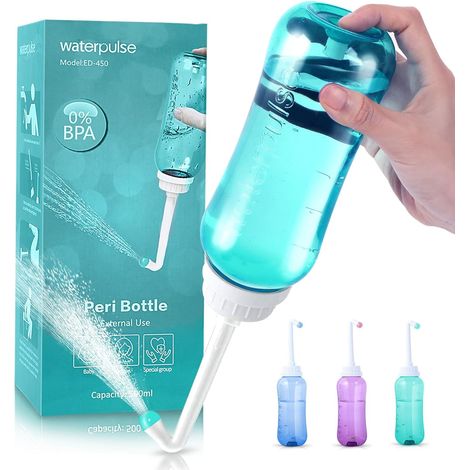 Douche de voyage portable pour soins post-partum 500 ml verte, propre et hygiénique, facile à nettoyer (1/5)