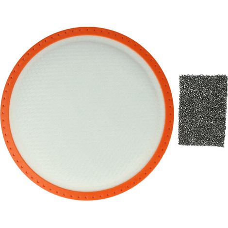 1x filtre pré-moteur, 1x filtre protection moteur compatible avec Dirt Devil PowerCyclone M2828-3S, M2828-4, M2828-5, M2828-3 aspirateur (1/4)