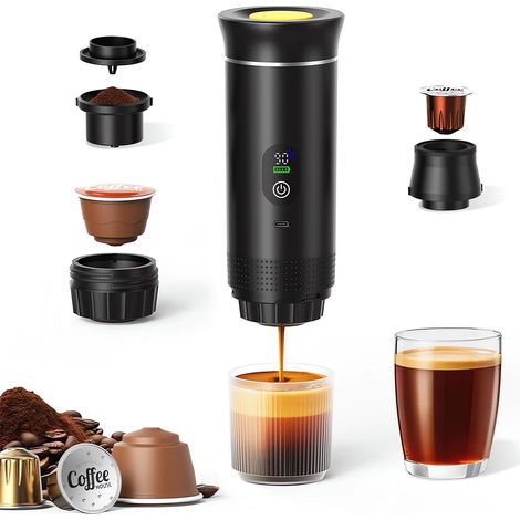 Machine à Cafe Portable, Convient pour Maison, Pour Voyage, Camping, Voiture (1/5)